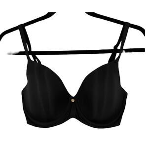 Natori 731338 Cloud Comfort Back Smoothing T-Shirt Bra black size 32DD 32E